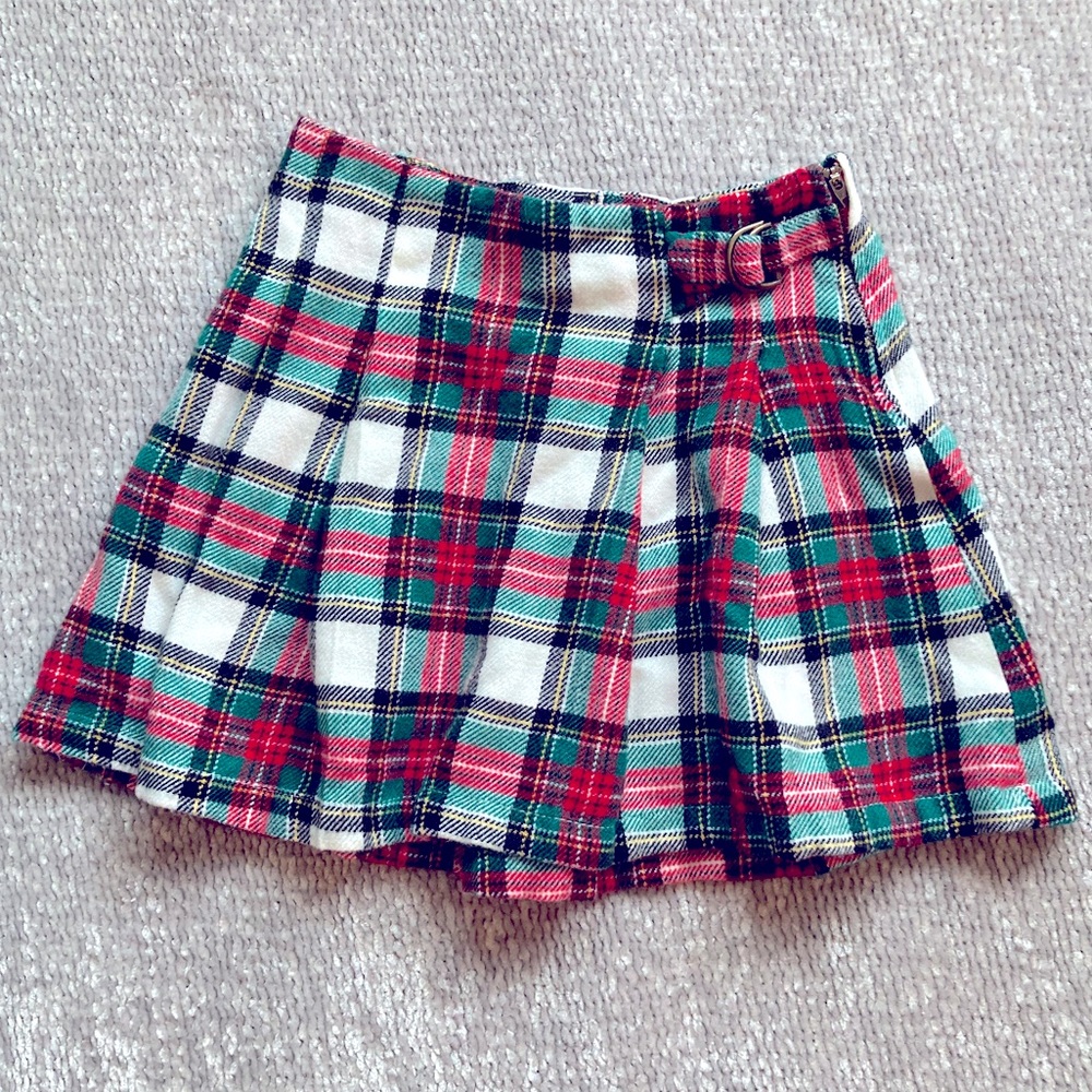 Carter’s Girls Tartan Plaid Pleated Skirt Holiday‎ Preppy Size 7